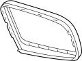 51168029241 Door Mirror Trim Ring (Left, Lower)