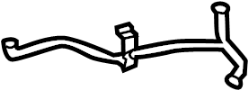 Drain hose. Water outlet hose. (Rear)