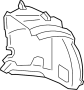 51718050545 Fender Splash Shield (Rear)