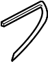 54347248367 Convertible Top Seal (Left, Rear)