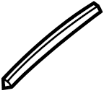 54347310619 Top. Retainer. Convertible. Seal Bracket. Support rail. (Left, Front)