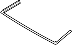 54347226968 Convertible Top Seal (Front)