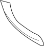 51418052536 Interior Door Pull Handle (Upper)
