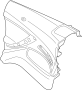 Interior Quarter Panel Trim Panel (Front, Rear, Upper, Lower)