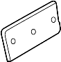 51127293748 License Plate Bracket (Rear)