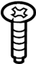 7143418625 Door Applique Screw