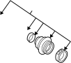 33217529919 CV Joint Boot Kit