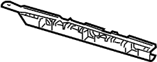 51123400954 Bumper Cover Support Rail (Right, Rear)