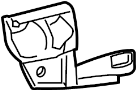51123400955 Bumper Cover Support Rail (Left, Rear, Lower)