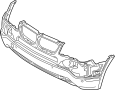 51113445878 Bumper Cover (Front, Lower)