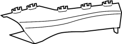 Duct. Air. (Left, Front, Lower). Radiator Support Air.