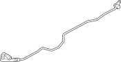 17224595282 Automatic Transmission Oil Cooler Hose (Left)