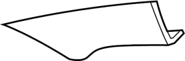 51437225307 Windshield Post Trim (Left)