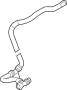 17129797623 Hose. Coolant. return line intak. Connector. Engine Reservoir Adapter. Radiator.