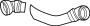 17128054854 Radiator Coolant Hose (Upper, Lower)