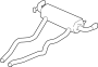 Exhaust Muffler (Rear)