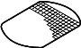 52107451507 FAN COVER. Spacer fabric.