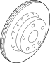 34208856161 Brake disc ventil. w. punch. ROTOR.