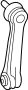 33508091444 Link. Stabilizer. (Rear)