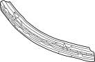 51118195300 Bumper Cover Reinforcement Beam (Lower)
