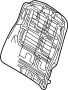 52108226421 Seat Back Frame