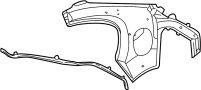 41218236613 Quarter Panel Reinforcement (Left, Front, Rear)