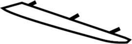51117198903 Bumper Trim (Left, Lower)