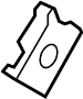 63117175230 Headlight Fastener Clip