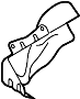 11627838414 Shield. Heat. Exhaust. (Front)