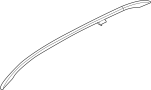 Roof Luggage Carrier Side Rail (Right)