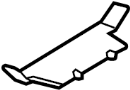 41217062454 Floor Baffle Plate (Front)
