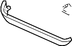 51426982473 Door Trim Molding (Rear, Upper)