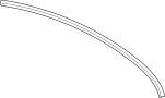 Back Glass Reveal Molding (Rear, Lower)