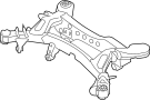 33316783713 Suspension Subframe Crossmember (Rear)