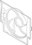 17427640650 Engine Cooling Fan Shroud