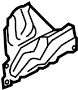 51487241758 Engine Mount Heat Shield