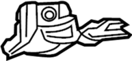 51487241765 Engine Mount Heat Shield