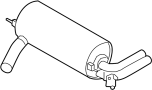 18307645938 Exhaust Muffler (Rear)