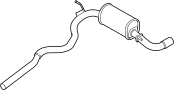 18308570265 Exhaust Muffler (Rear)