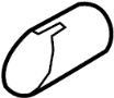18307610632 Exhaust Tail Pipe Tip (Left)