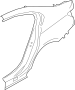 41007493267 Quarter Panel (Left, Rear)