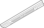 51477893601 Door Sill Plate (Left)