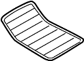 51166960695 Console Mat (Rear)