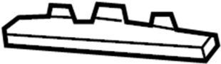 51117293804 Bumper Guide (Left, Front, Lower)