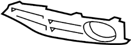 51117416061 Fog Light Trim (Left)