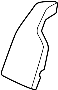 52207341791 Seat Back Bolster Cushion Cover (Left)