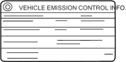 71228099534 Emission Label