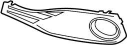 Fog Light Trim (Left)
