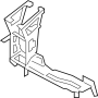 Support. Bracket. (Left). A Bracket for a radiator.