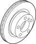 34107889666 Brake disc, ventilated. Rotor. (Right)